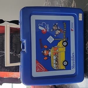 Montreal Expos Youppi Nabisco Shreddies Lunch Box 1998 Very Rare